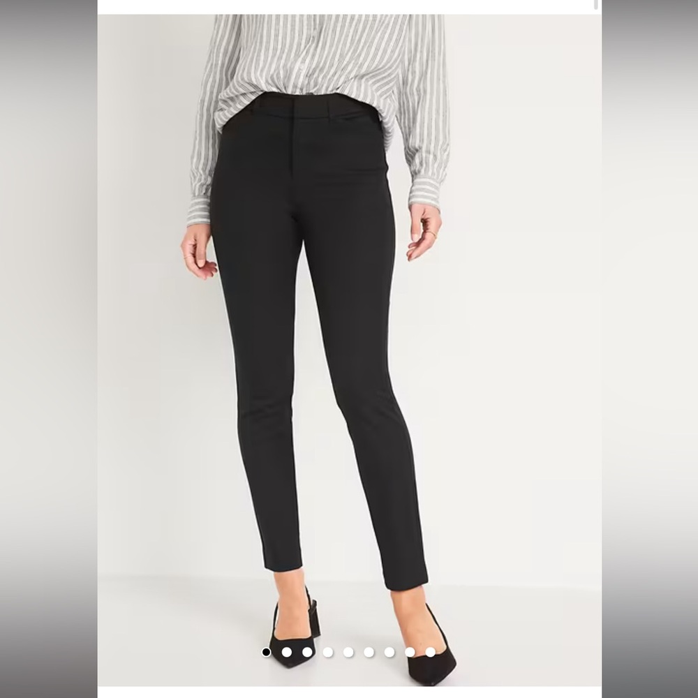 Two Pairs Old Navy High-Waisted Pixie Skinny Ankle Pants Size 6P